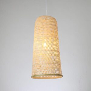 ΦΩΤΙΣΤΙΚΟ ΚΡΕΜΑΣΤΟ ΜΟΝΟΦΩΤΟ Ε27 MAX 60W D300x600H BAMBOO EUROLAMP – 144-31008