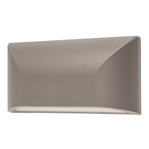 ΑΠΛΙΚΑ ΤΟΙΧΟΥ LED SLIM 6W IP65 220-240V 220X51X113mm ΓΚΡΙ PRO EUROLAMP 145-52052