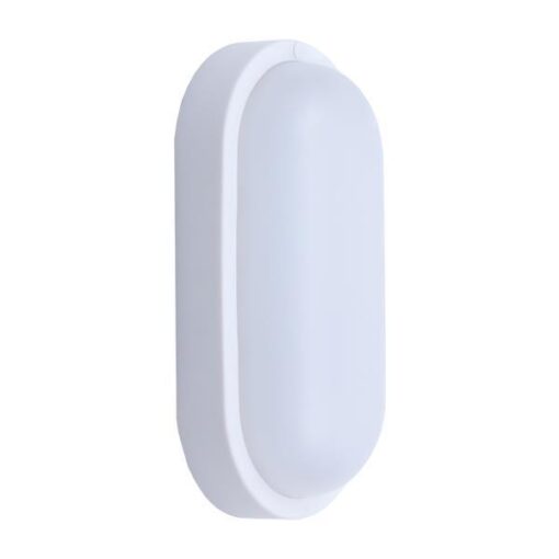 ΦΩΤΙΣΤΙΚΟ ΤΟΙΧΟΥ ΟΒΑΛ LED 12W 205x105x54 3000K IP54 ΛΕΥΚΟ PLUS EUROLAMP 145-20013