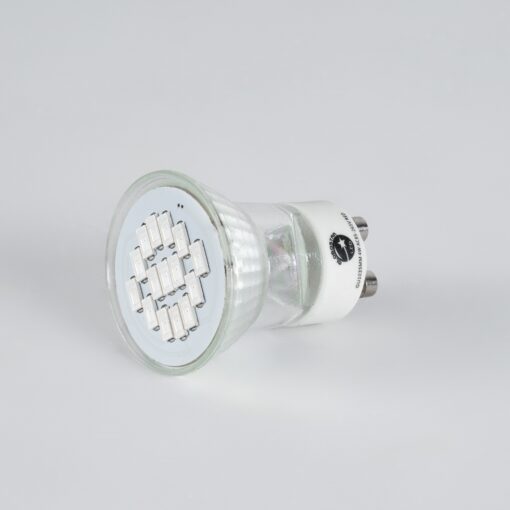 GloboStar® 76009 Σποτ LED GU10 MR11 4W 300lm 120° AC 85-265V με Λευκό Γαλακτερό Γυαλί Κόκκινο – 2 Χρόνια Εγγύηση