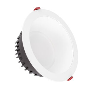 GloboStar® 60194 Χωνευτό LED Panel Downlight Φ22cm 42W 5250lm 60° AC 220-240V IP20 Φ22 x Υ9.5cm Ψυχρό Λευκό 6000K – OSRAM LED CHIP TECHNOLOGY – 5 Years Warranty