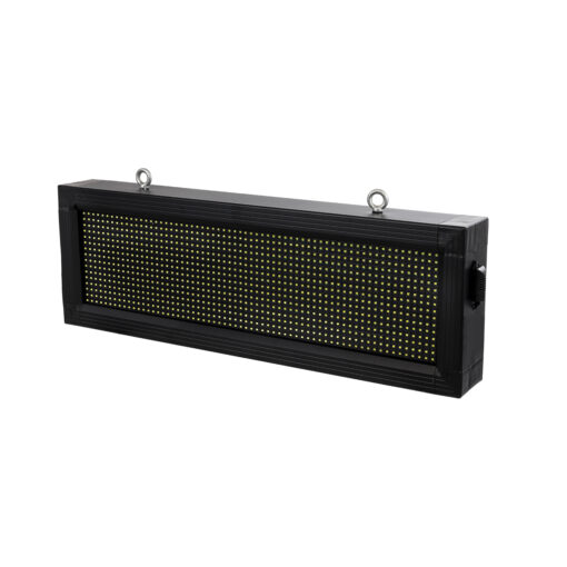 GloboStar® DISPLAY 90306 LED Scrolling Display 64x16cm – Κυλιόμενη Ψηφιακή Πινακίδα / Επιγραφή Μονής Όψης P10 LED SMD AC 220-240V – Λειτουργία μέσω Wi-Fi με Εφαρμογή APP – Αισθήτηρας Θερμοκρασίας και Υγρασίας – Αδιάβροχο IP65 – Μ72 x Π9 x Υ24cm – Ψυχρό Λευκό 6000K – 1 Χρόνο Εγγύηση