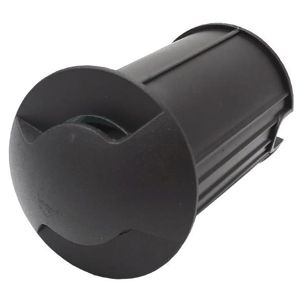 ΦΩΤΙΣΤΙΚΟ ΔΑΠΕΔΟΥ ΕΞΩΤΕΡΙΚΟ 2F LED 3W IP65 85-265V Φ62mm ΜΑΥΡΟ PRO EUROLAMP – 145-52552