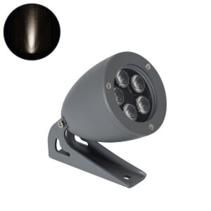 GloboStar® TREELIGHT-TREESPO 90470 Σποτ Φωτισμού Ειδικό για Φυτά – Δέντρα LED 12W 1380lm 15° DC 24V Αδιάβροχο IP67 Μ9 x Π11 x Υ9cm Φυσικό Λευκό 4500K – Γκρι Ανθρακί – 3 Years Warranty