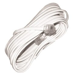 ΠΡΟΕΚΤΑΣΗ ΤΗΛΕΦΩΝΟΥ A.T. ΛΕΥΚΗ 3m 6P4C Rj11 EUROLAMP 147-10062