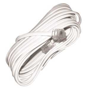 ΠΡΟΕΚΤΑΣΗ ΤΗΛΕΦΩΝΟΥ A.T. ΛΕΥΚΗ 3m 6P4C Rj11 EUROLAMP 147-10062