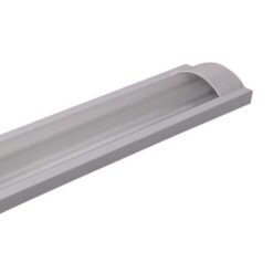 ΦΩΤΙΣΤΙΚΟ ΜΕΤΑΛΛΙΚΟ ΚΕΝΟ ΟΒΑΛ ΓΙΑ LED TUBE 2Χ120cm EUROLAMP 147-56021
