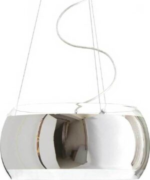 Κρεμαστό Φωτιστικό Οροφής 3xE27 Ø400 Γυαλί Καθρέφτης Χρώμιο ACA DECOR – CX1009P40CH