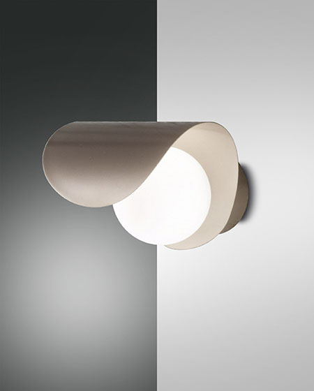 Φωτιστικό Τοίχου  Fabas Luce Adria LED 6W  Χρυσό Ματ   540lm Θερμό 3000K – 3414-21-225