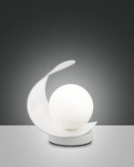 Επιτραπέζιο Φωτιστικό   Fabas Luce Adria LED 6W  Λευκό Με Dimmer Αφής  540lm Θερμό 3000K – 3414-30-102