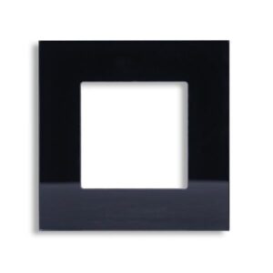 ΓΥΑΛΙΝΟ ΠΑΝΕΛ ΠΡΙΖΑΣ ΜΑΥΡΟ ΧΡΩΜΑ EUROLAMP – 152-60690