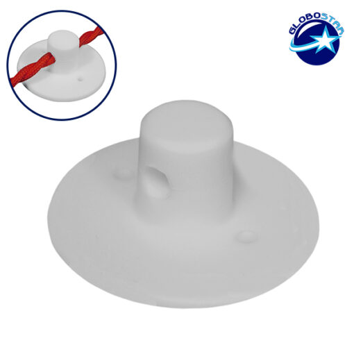 DIY Στήριγμα Καλωδίου Λευκό για Οροφή ή Τοίχο GloboStar 90809