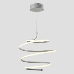 ΦΩΤΙΣΤΙΚΟ ΚΡΕΜΑΣΤΟ ΣΤΡΟΓΓΥΛΟ LED 40W 3000K  ΛΕΥΚΟ EUROLAMP 144-15010