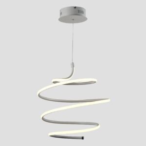 ΦΩΤΙΣΤΙΚΟ ΚΡΕΜΑΣΤΟ ΣΤΡΟΓΓΥΛΟ LED 40W 3000K  ΛΕΥΚΟ EUROLAMP 144-15010