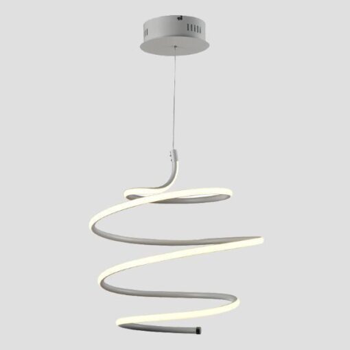 ΦΩΤΙΣΤΙΚΟ ΚΡΕΜΑΣΤΟ ΣΤΡΟΓΓΥΛΟ LED 40W 3000K  ΛΕΥΚΟ EUROLAMP 144-15010