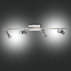 Σποτ  Fabas Luce Alice 4X GU10 Νίκελ Σατινέ     – 2554-80-178