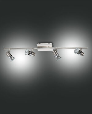 Σποτ  Fabas Luce Alice 4X GU10 Νίκελ Σατινέ     – 2554-80-178