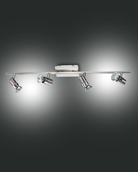 Σποτ  Fabas Luce Alice 4X GU10 Νίκελ Σατινέ     – 2554-80-178