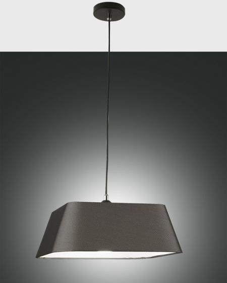 Κρεμαστό Φωτιστικό   Fabas Luce Allegra E27 Μαύρο     – 3561-45-101