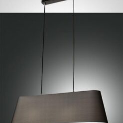 Κρεμαστό Φωτιστικό   Fabas Luce Allegra 2X E27 Μαύρο     – 3561-46-101