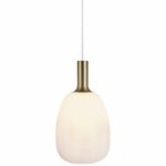 Nordlux Alton 23 Κρεμαστό Λευκό E27  Γυάλινο/Μεταλλικό –  47303001