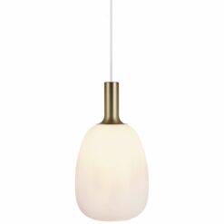 Nordlux Alton 23 Κρεμαστό Λευκό E27  Γυάλινο/Μεταλλικό –  47303001