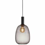 Nordlux Alton 23 Κρεμαστό Μαύρο E27  Γυάλινο/Μεταλλικό –  47303047