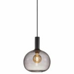Nordlux Alton 25 Κρεμαστό Μαύρο E27  Γυάλινο/Μεταλλικό –  47313047
