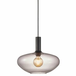 Nordlux Alton 35 Κρεμαστό Μαύρο E27  Γυάλινο/Μεταλλικό –  48973047