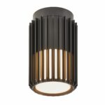 Nordlux Aludra Φωτιστικό Οροφής Μαύρο IP54 E27  Αλουμίνιο/Πλαστικό –  2118006003