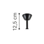 InLight Nitinat 25W 3CCT LED Fan Light in Black with Wooden Color (102000220)
