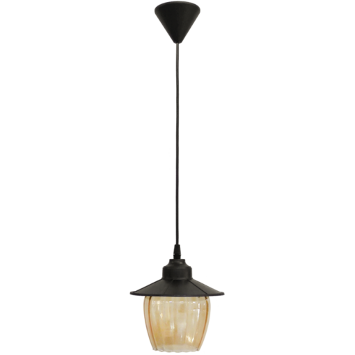 Φωτιστικό  Κρεμαστό  AP-98Κ  Μαύρο  Heronia – 11-0228