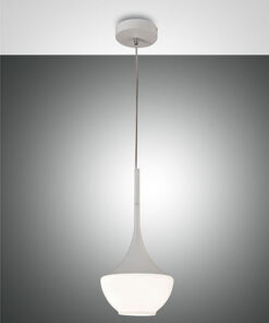 Κρεμαστό Φωτιστικό   Fabas Luce Apollo E27 Λευκό     – 3623-41-102