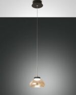 Κρεμαστό Φωτιστικό   Fabas Luce Arabella LED 8W  Μελί Dimmable  750lm Θερμό 3000K – 3547-40-125