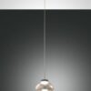 Κρεμαστό Φωτιστικό   Fabas Luce Arabella LED 8W  Φιμέ Dimmable  750lm Θερμό 3000K – 3547-40-126