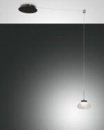 Κρεμαστό Φωτιστικό   Fabas Luce Arabella LED 8W  Λευκό Dimmable  750lm Θερμό 3000K – 3547-41-102