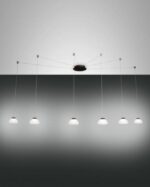 Κρεμαστό Φωτιστικό   Fabas Luce Arabella LED 48W  Λευκό Dimmable  4530lm Θερμό 3000K – 3547-46-102