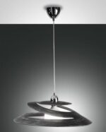 Κρεμαστό Φωτιστικό   Fabas Luce Aragon E27 Μαύρο     – 3357-40-349