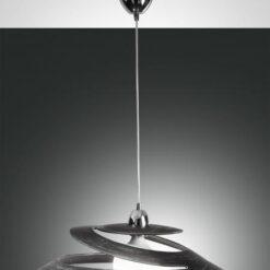 Κρεμαστό Φωτιστικό   Fabas Luce Aragon E27 Μαύρο     – 3357-40-349