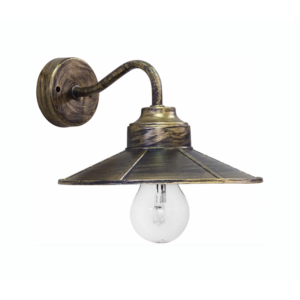 Φωτιστικό τοίχου / απλίκα AS-161 AP 1/L Μπρονζέ  Heronia – 31-0604