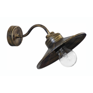 Φωτιστικό τοίχου / απλίκα AS-160 AP 1/L Μπρονζέ  Heronia – 31-0592