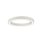 InLight Κρεμαστό φωτιστικό LED 88W 3CCT (by switch on base) σε λευκή απόχρωση D:80cm (6073-80-WH)