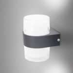 InLight Athabasca LED 8W 3000K Outdoor Wall Lamp Anthracite D:10,5cmx13,5cm (80203241)