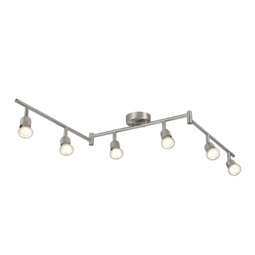 Nordlux Avenue 6-Rail  Σποτ Φωτιστικό   Νικελ Ματ  GU10  Μεταλλικό –  2113210132