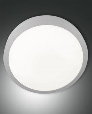 Φωτιστικό Οροφής  Fabas Luce Axel LED 18W  Γκρι  IP65 1300lm Θερμό 3000K – 3524-65-131