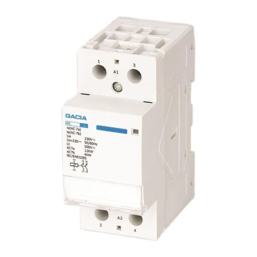 ΡΕΛΕ ΡΑΓΑΣ 2Χ63Α 2NO 240V AC GACIA EUROLAMP – 500-37102