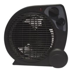 ΑΕΡΟΘΕΡΜΟ ΔΩΜΑΤΙΟΥ 1000W/2000W ΜΑΥΡΟ EUROLAMP – 300-41205