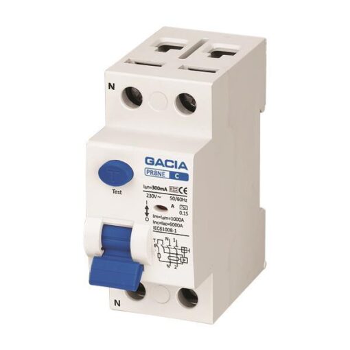 ΡΕΛΕ ΔΙΑΡΡΟΗΣ 2Χ32Α 6KA 300mA GACIA TYPE A EUROLAMP – 500-37521