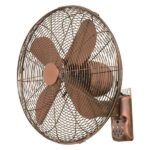 ΑΝΕΜΙΣΤΗΡΑΣ ΤΟΙΧΟΥ ΧΑΛΚΙΝΟΣ Φ40 50W ΜΕ ΤΗΛΕΧΕΙΡΙΣΤΗΡΙΟ EUROLAMP 147-29381