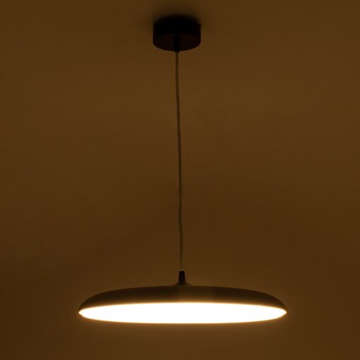 GloboStar® BARON 61253 Κρεμαστή Πλαφονιέρα Οροφής LED CCT 12W 1440lm 120° AC 220-240V – Εναλλαγή Φωτισμού μέσω Διακόπτη On/Off All In One Ψυχρό 6000k+Φυσικό 4500k+Θερμό 2700k Φ25 x Υ8cm – Χάλκινο Πλατίνα – 3 Years Warranty